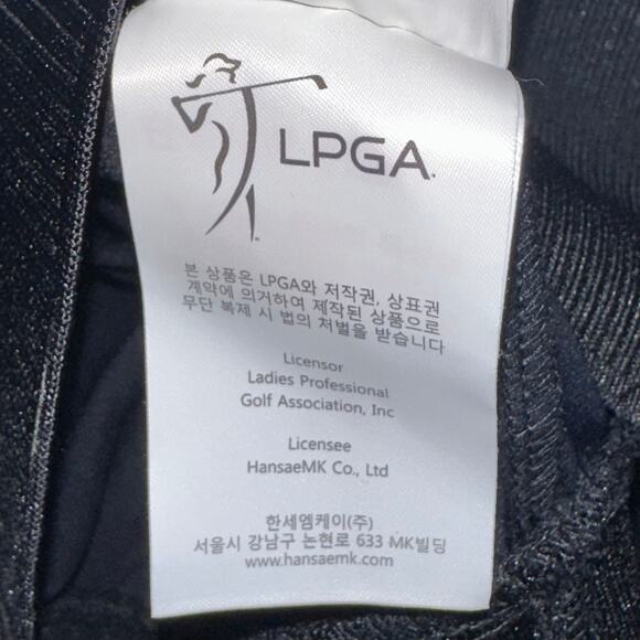 LPGA Black Sponsored Golf Short Sleeve Layered Top Size Medium - Picture 13 of 16